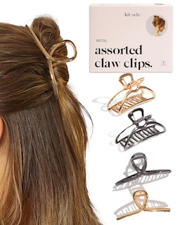 Foto 1 | Pinzas De Metal Kitsch, Duraderas Y Elegantes, Para Mujer, 4 Piezas - Venta Internacional.