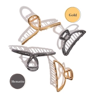 Foto 6 | Pinzas De Metal Kitsch, Duraderas Y Elegantes, Para Mujer, 4 Piezas - Venta Internacional.
