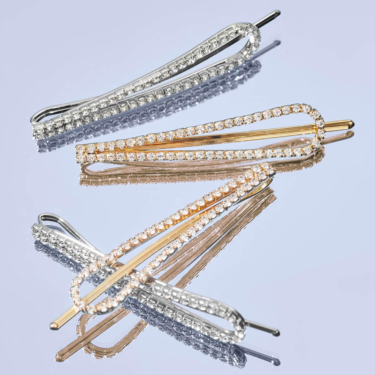 Foto 7 pulgar | Hair Accessories Kitsch - Set De 4 Horquillas Con Diamantes De Imitación - Venta Internacional.