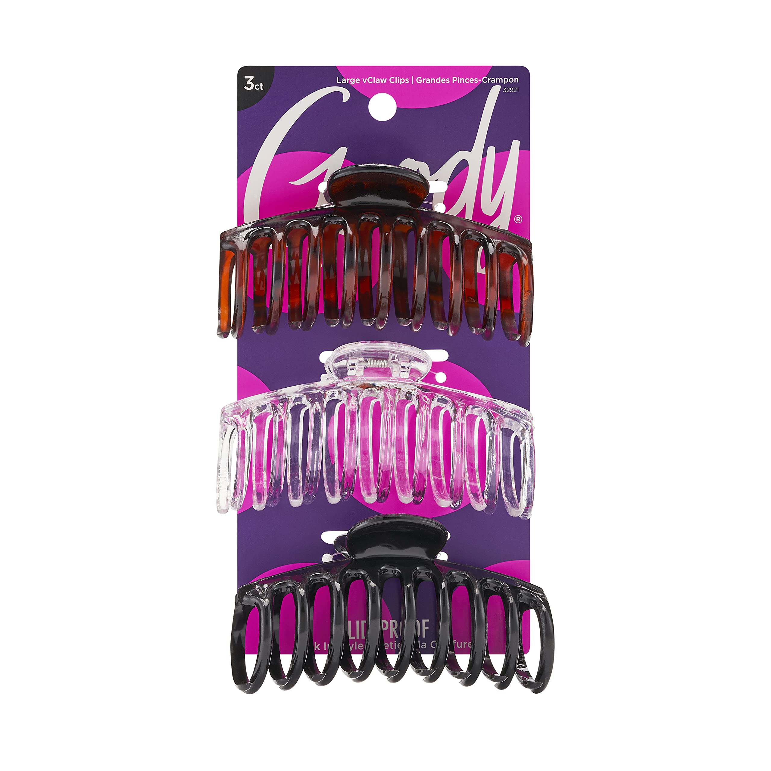 Foto 2 pulgar | Hair Accessories Goody Classics - Pinzas En Espiral Grandes (3 Unidades) - Venta Internacional.