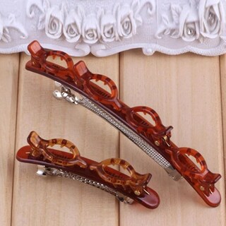 Foto 3 | Hairpin Huoguo Peinado Con Doble Flequillo En Resina Abs 11 X 13 5 Cm - Venta Internacional.