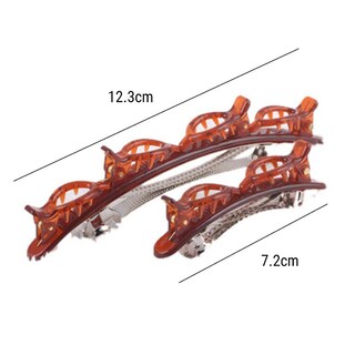 Foto 5 | Hairpin Huoguo Peinado Con Doble Flequillo En Resina Abs 11 X 13 5 Cm - Venta Internacional.