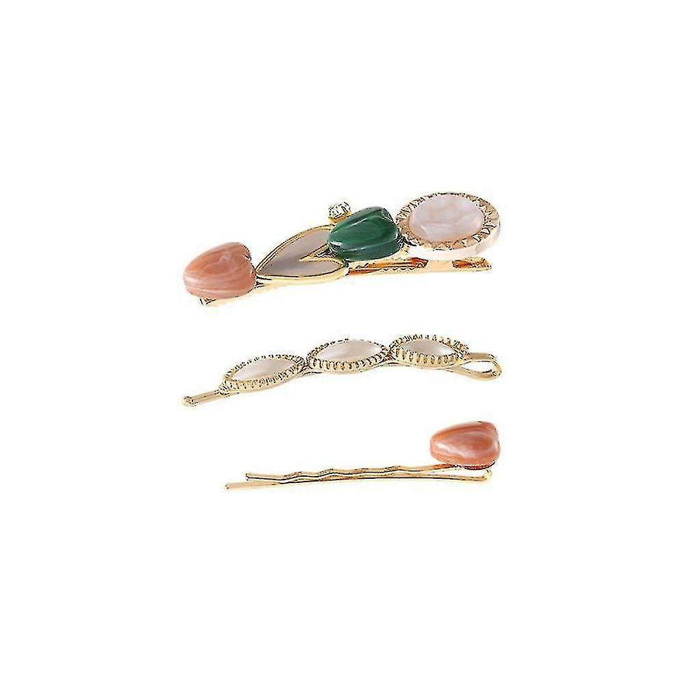 Foto 2 pulgar | Pinzas Para El Cabello Huoguo  Horquilla Geométrica  Accesorios Para El Cabello Para Mujer - Venta Internacional.