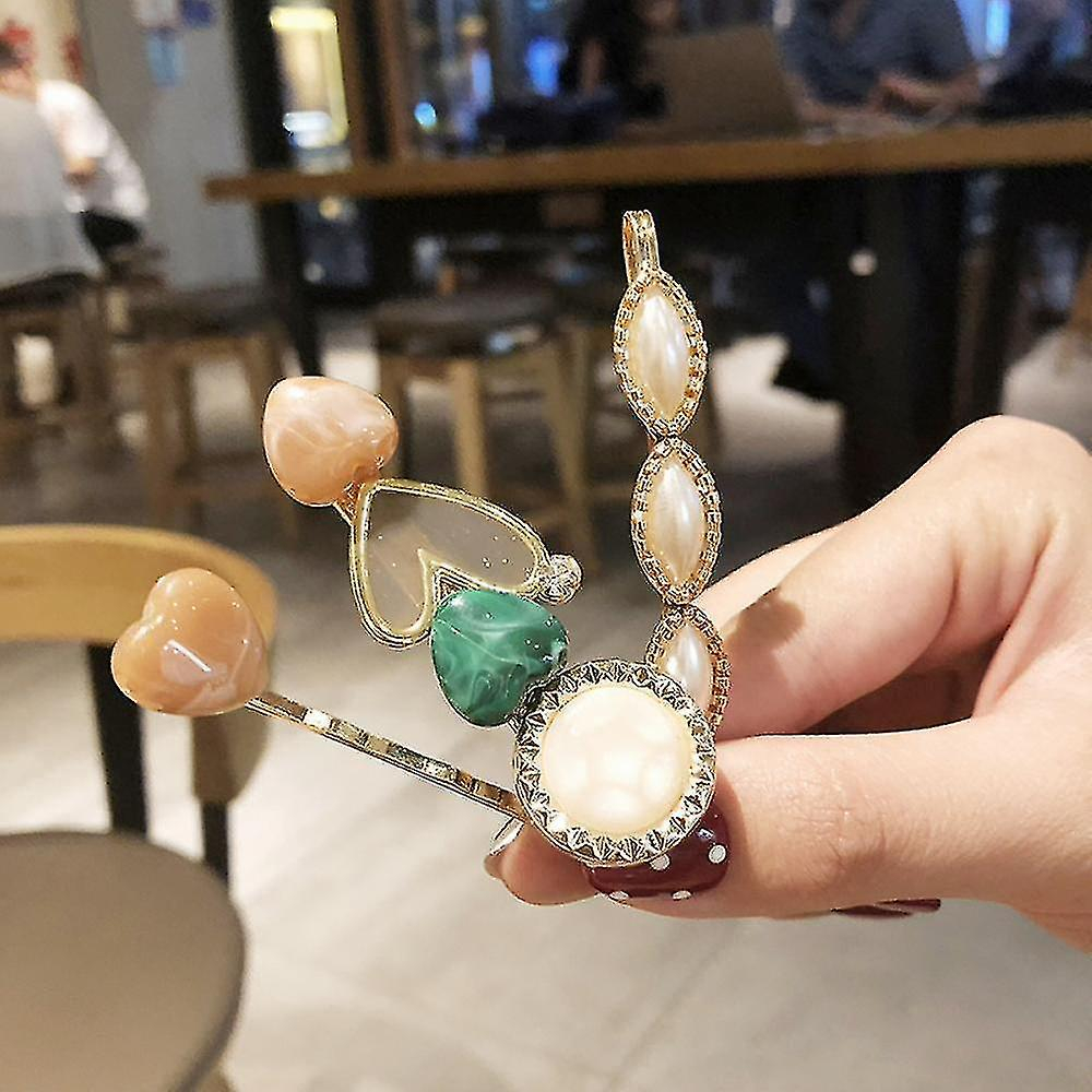 Foto 4 | Pinzas Para El Cabello Huoguo  Horquilla Geométrica  Accesorios Para El Cabello Para Mujer - Venta Internacional.