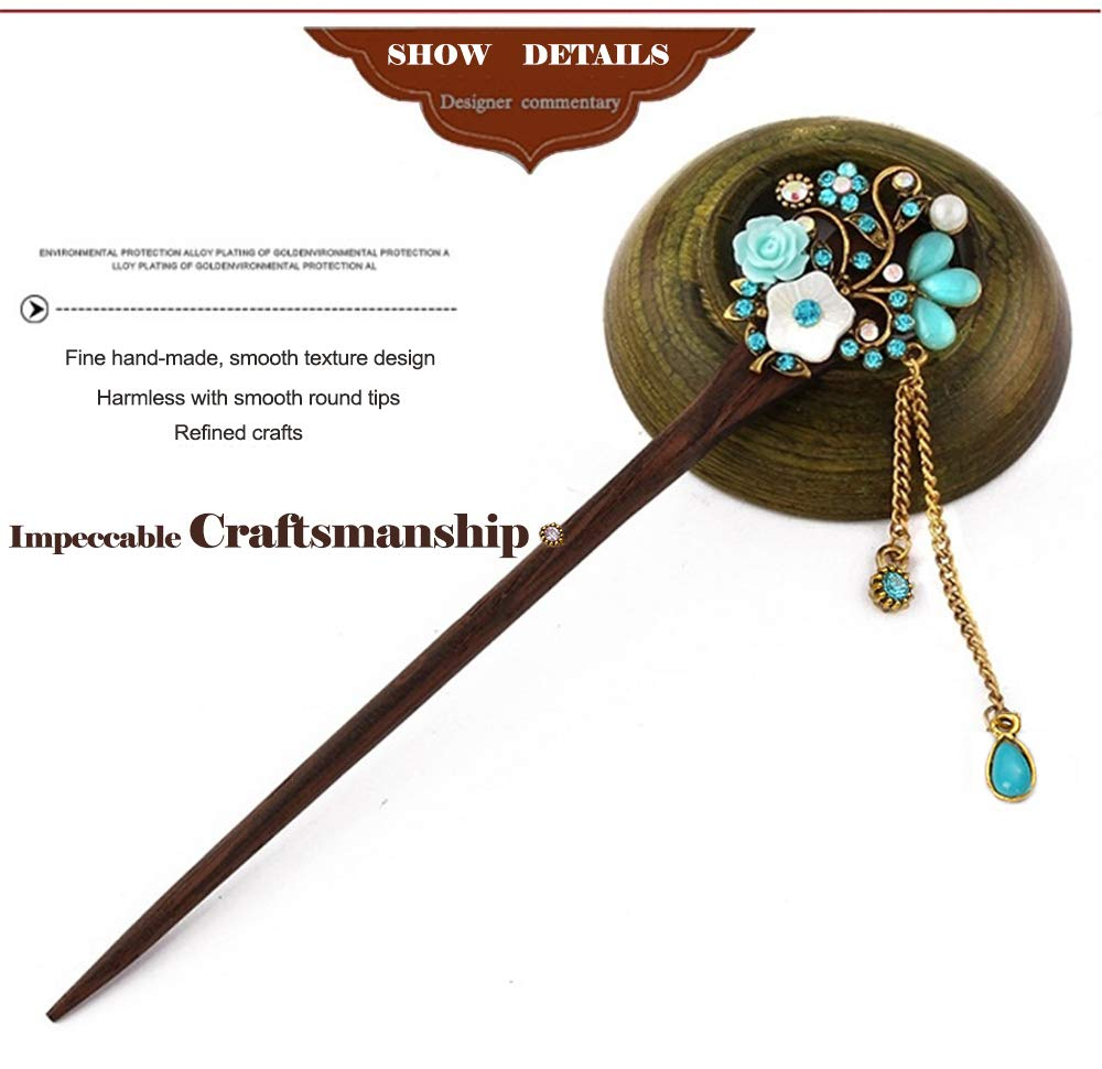 Foto 3 pulgar | Hair Stick Huoguo Vintage Hairpin Para Mujer  6 Unidades - Venta Internacional.