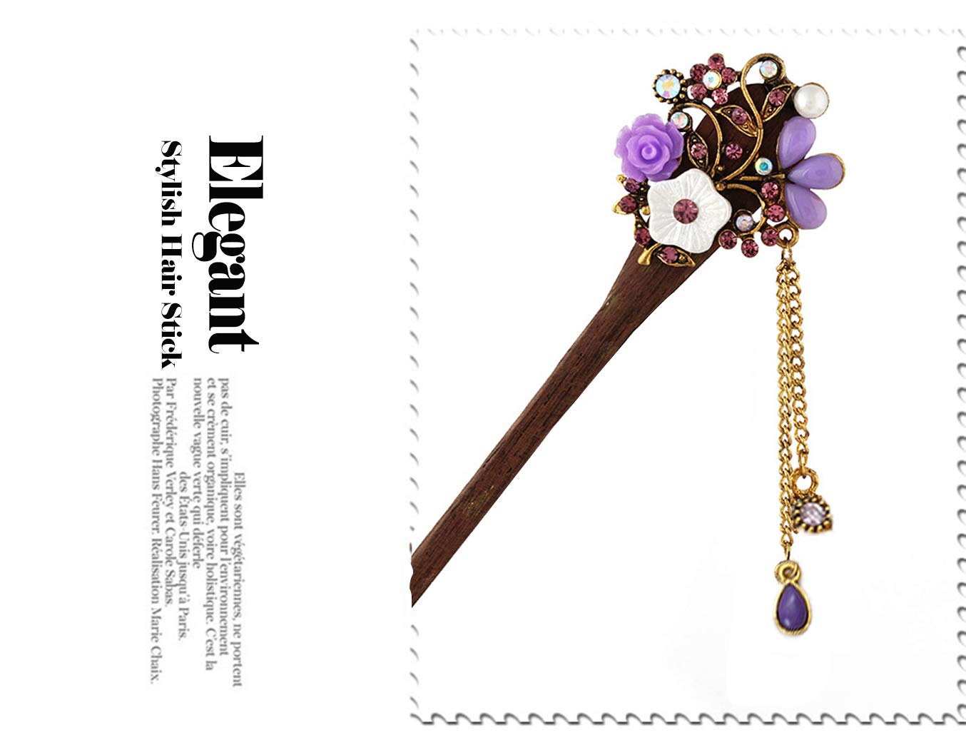 Foto 4 pulgar | Hair Stick Huoguo Vintage Hairpin Para Mujer  6 Unidades - Venta Internacional.