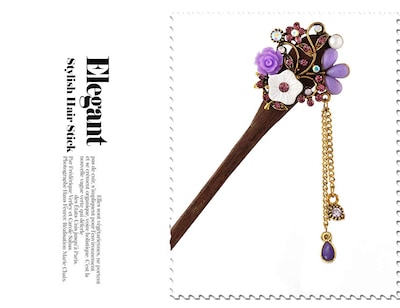 Foto 3 | Hair Stick Huoguo Vintage Hairpin Para Mujer 6 Unidades - Venta Internacional.