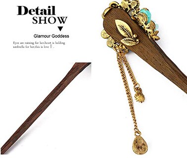 Foto 4 | Hair Stick Huoguo Vintage Hairpin Para Mujer 6 Unidades - Venta Internacional.