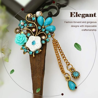 Foto 5 | Hair Stick Huoguo Vintage Hairpin Para Mujer 6 Unidades - Venta Internacional.
