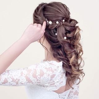 Foto 5 | Set De Horquillas De Perlas Para El Pelo Accesorios De Diamantes De Imitación Para Bodas Y Novias - Venta Internacion