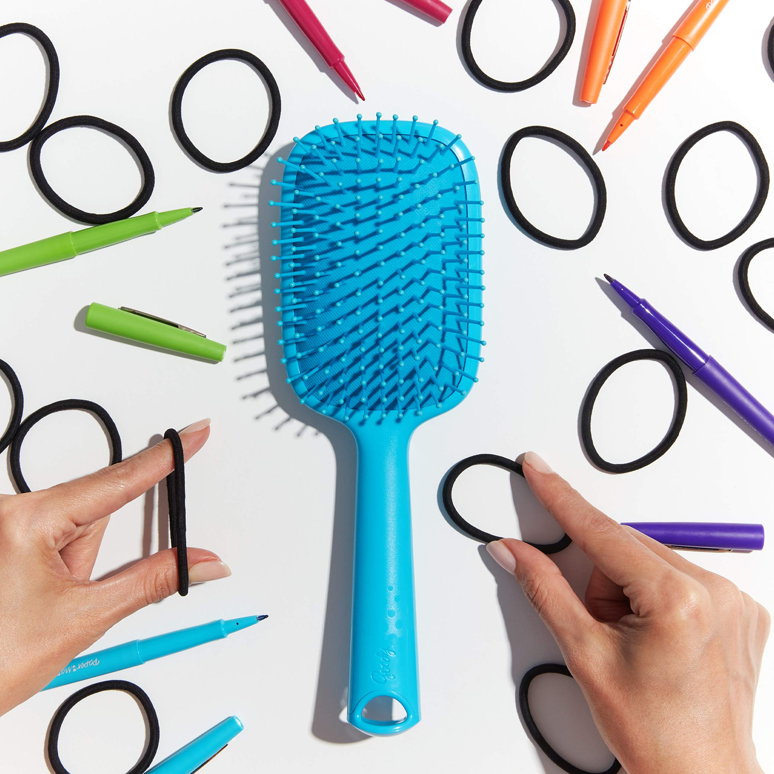 Foto 5 pulgar | Elásticos De Pelo Goody Trenzados Negros De 4 Mm Para Cabello Mediano, 32 Unidades - Venta Internacional.