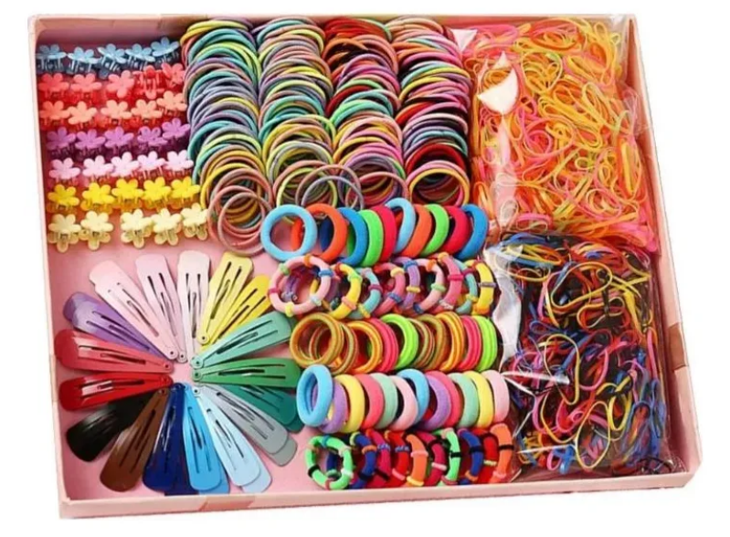 Foto 1 | 780pcs Xtellar Mini Ligas Para Cabello Elásticas Dama Accesorios Etc Accesorios Para Niñas
