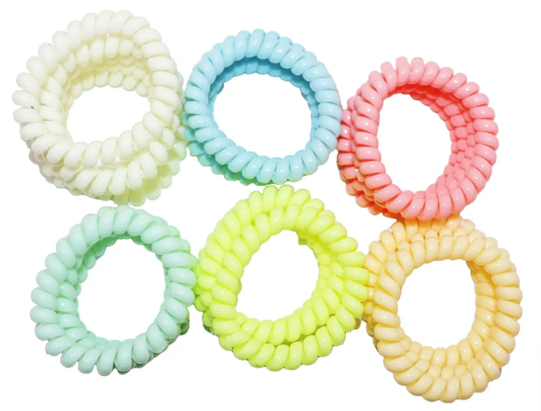 Foto 3 pulgar | Ligas para Cabello Xtellar Espiral 100 Piezas
