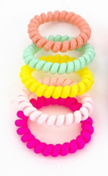 Foto 5 pulgar | Ligas para Cabello Xtellar Espiral 100 Piezas