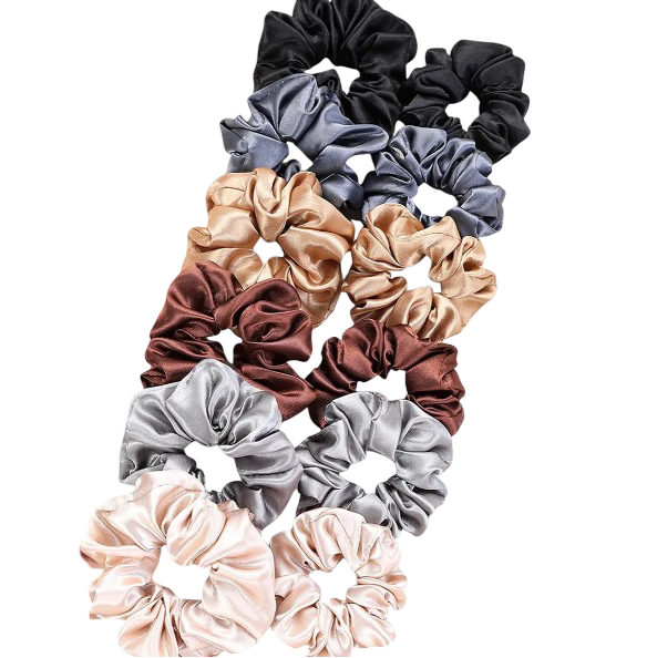 Foto 2 pulgar | Ligas para Cabello Xtellar Scrunchies 12 Piezas