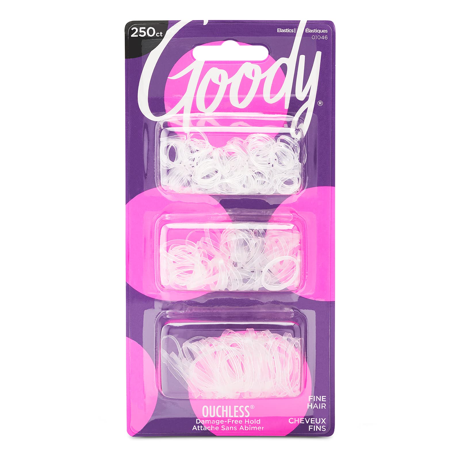 Foto 2 pulgar | Corbata Para El Pelo Goody Ouchless Para Mujer, Elástica, 250, Transparente - Venta Internacional.