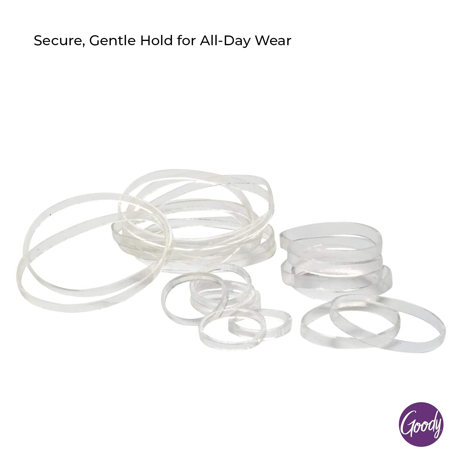 Foto 4 pulgar | Corbata Para El Pelo Goody Ouchless Para Mujer, Elástica, 250, Transparente - Venta Internacional.