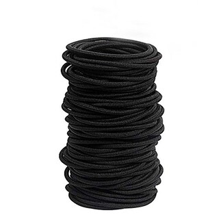 Foto 1 | Cintas Elásticas Negras Huoguo Para Cabello Grueso Y Rizado 30 Unidades - Venta Internacional.