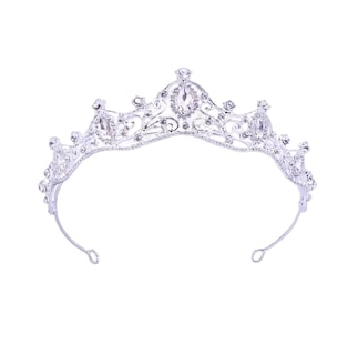 Foto 1 | Corona Princesa para Boda Tiara Nupcial y Cumpleaños Plateado