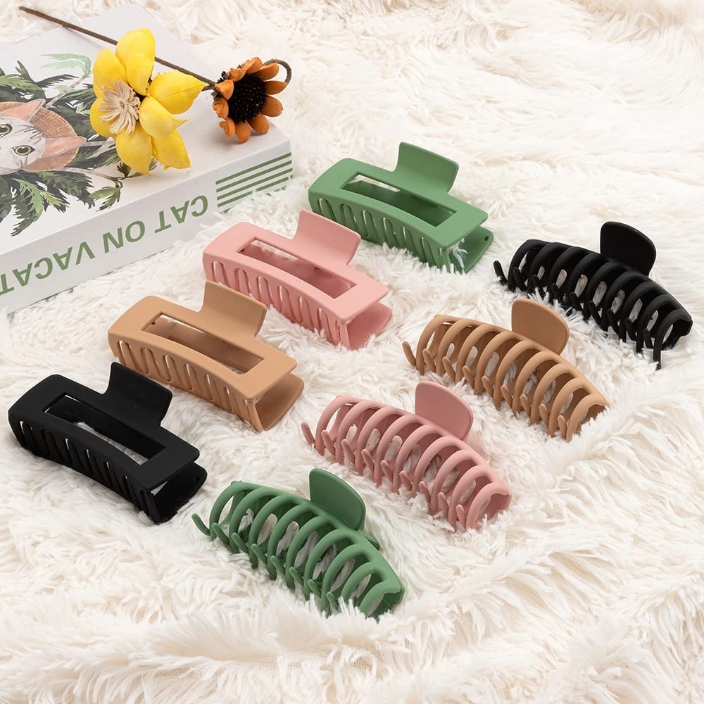 Foto 3 | Pinzas para El Cabello Funbu Grandes para Mujer 8 Pzs