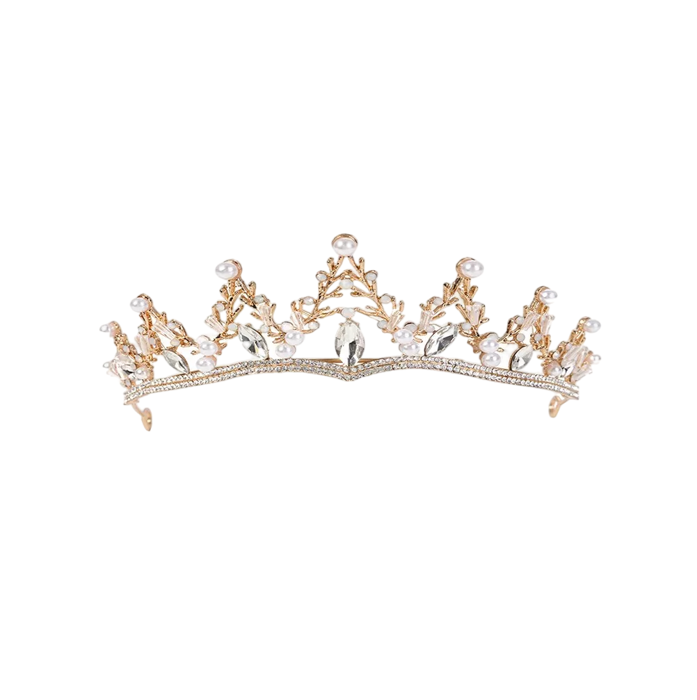 Foto 2 pulgar | Tiara Belug Dorada para Mujer
