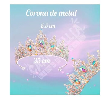 Foto 2 | Corona Princesa Tocado Tiara Reina