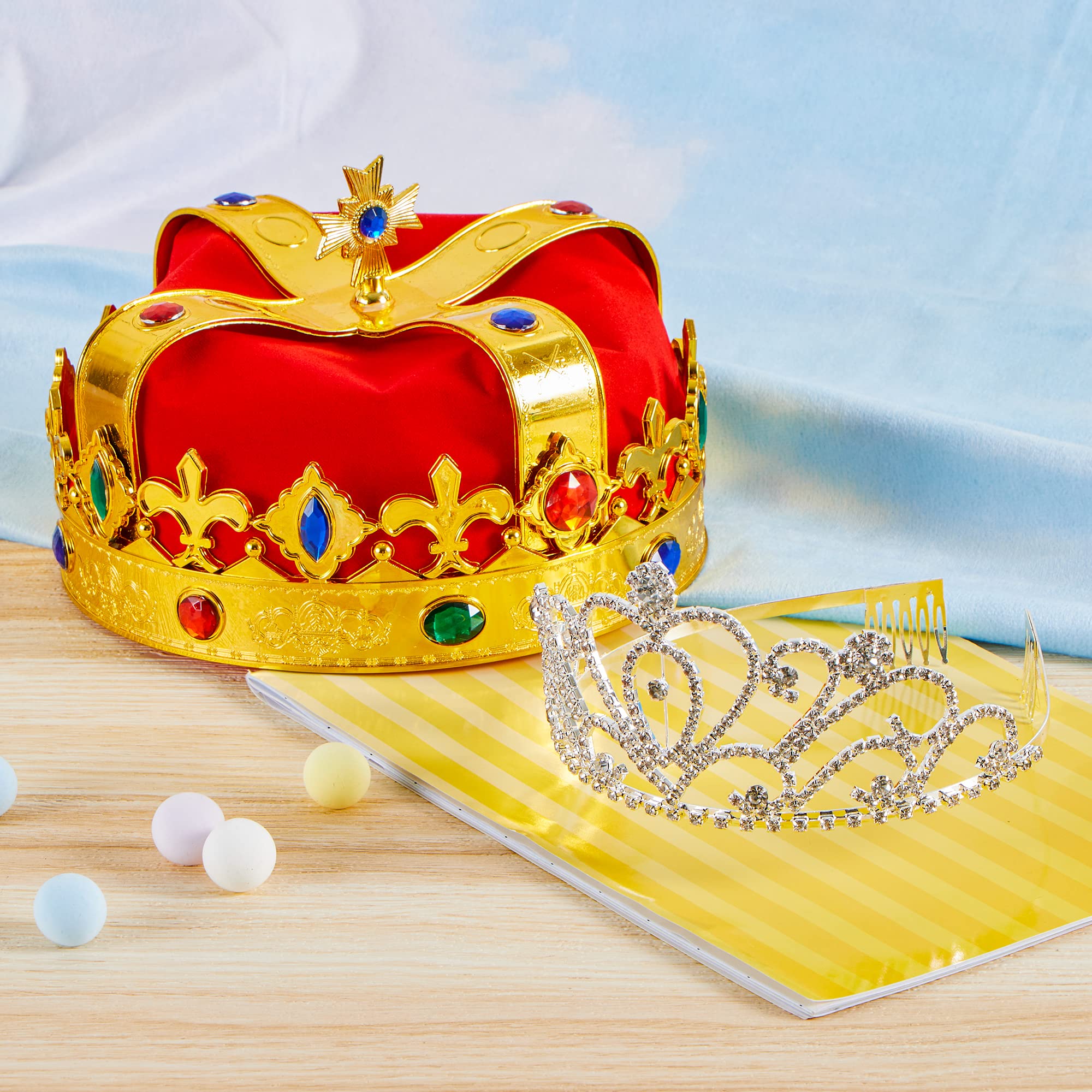 Foto 2 | Conjunto De Coronas Joyin Royal King's Crown Y Queen's Crown - Venta Internacional.