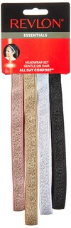 Foto 1 | Headwraps Revlon Essentials Metallic, Paquete De 4 - Venta Internacional.