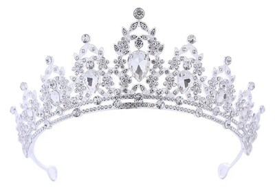 Foto 1 | Corona Xtellar De Reina Princesa Niña Tocado Novia Boda Tiara Blanco