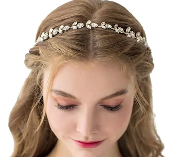Foto 3 | Diadema Xtellar De Cristal Para Novia Con Diamantes De Imitación