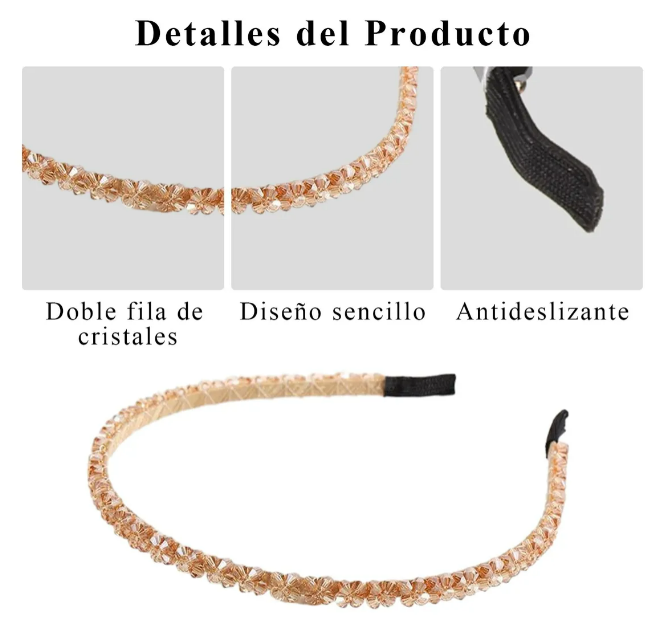 Foto 4 pulgar | Diademas Xtellar 4 Piezas