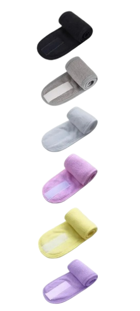 Foto 1 | Diademas Xtellar Para Maquillaje Spa Limpieza Facial Lavable 6 Pza