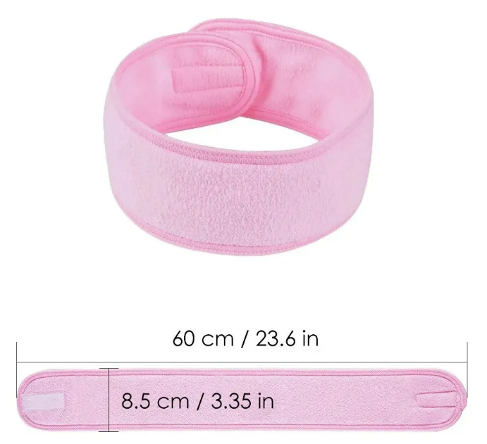 Foto 3 pulgar | Diademas Xtellar Para Maquillaje Spa Limpieza Facial Lavable 6 Pza