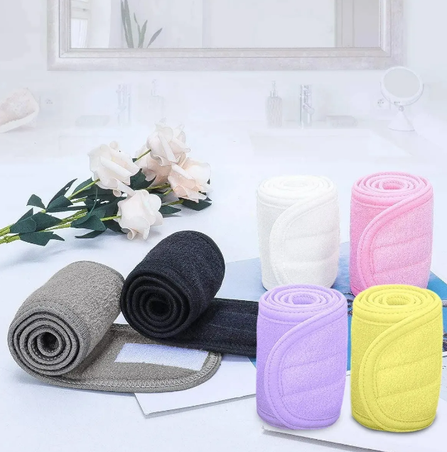 Foto 4 pulgar | Diademas Xtellar Para Maquillaje Spa Limpieza Facial Lavable 6 Pza