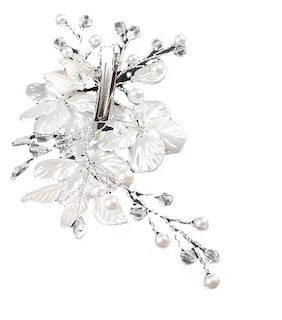 Foto 4 | Blanco Xtellar Accesorio Para Peinado De Novia, Diadema De Novia, Peinado