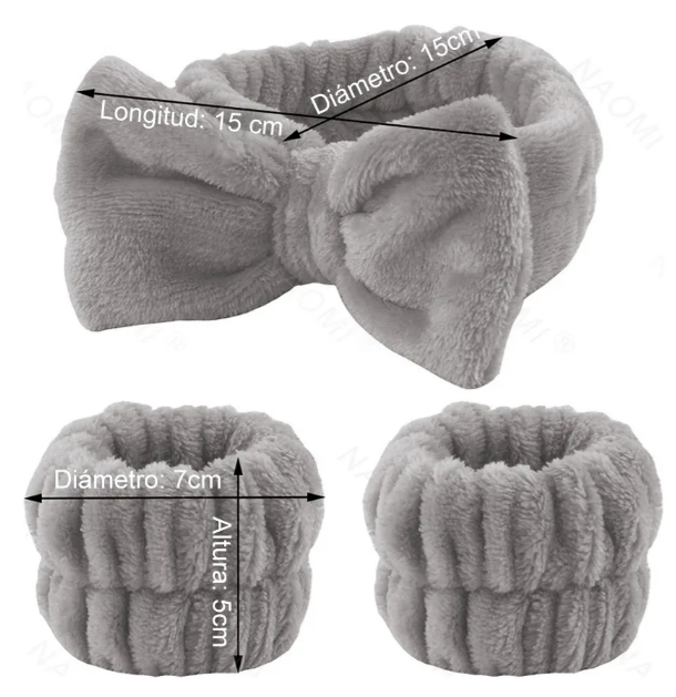 Foto 4 pulgar | Juego Xtellar De 1 Diademas Para Lavar Cara Y Pulsera