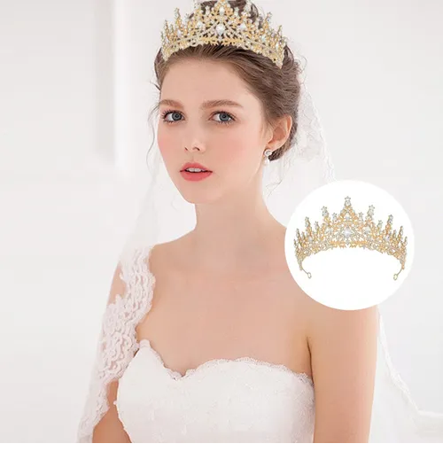Foto 6 pulgar | Corona Xtellar Princesa Niña Mujer Diadema Tiara Para Novia De Boda