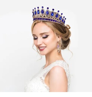 Foto 4 | Coronas Xtellar Reina Para Niña Princesa Tiaras De Boda Tocado Novia