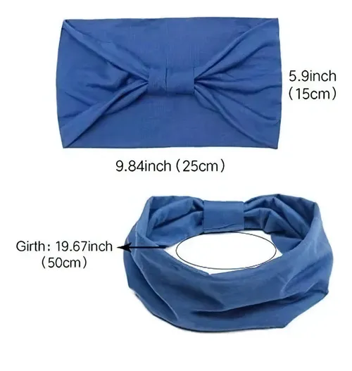 Foto 4 pulgar | Juego Xtellar De 6 Diademas Anchas Para Mujer, Deportivas, Para Yoga Color 6 Pcs