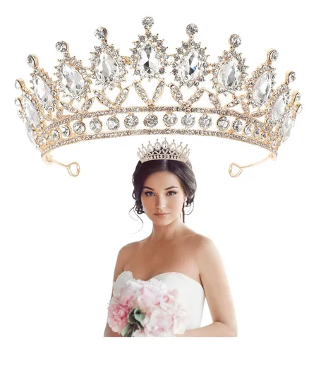 Foto 1 | Coronas Xtellar Reina Para Niña Princesa Tiaras De Boda Tocado Novia