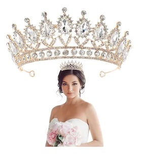 Foto 1 | Coronas Xtellar Reina Para Niña Princesa Tiaras De Boda Tocado Novia