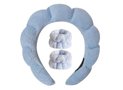 Foto 1 | Banda Xtellar Set Para Lavado Facial 3 Pz Con Banda Pulsera Diadema