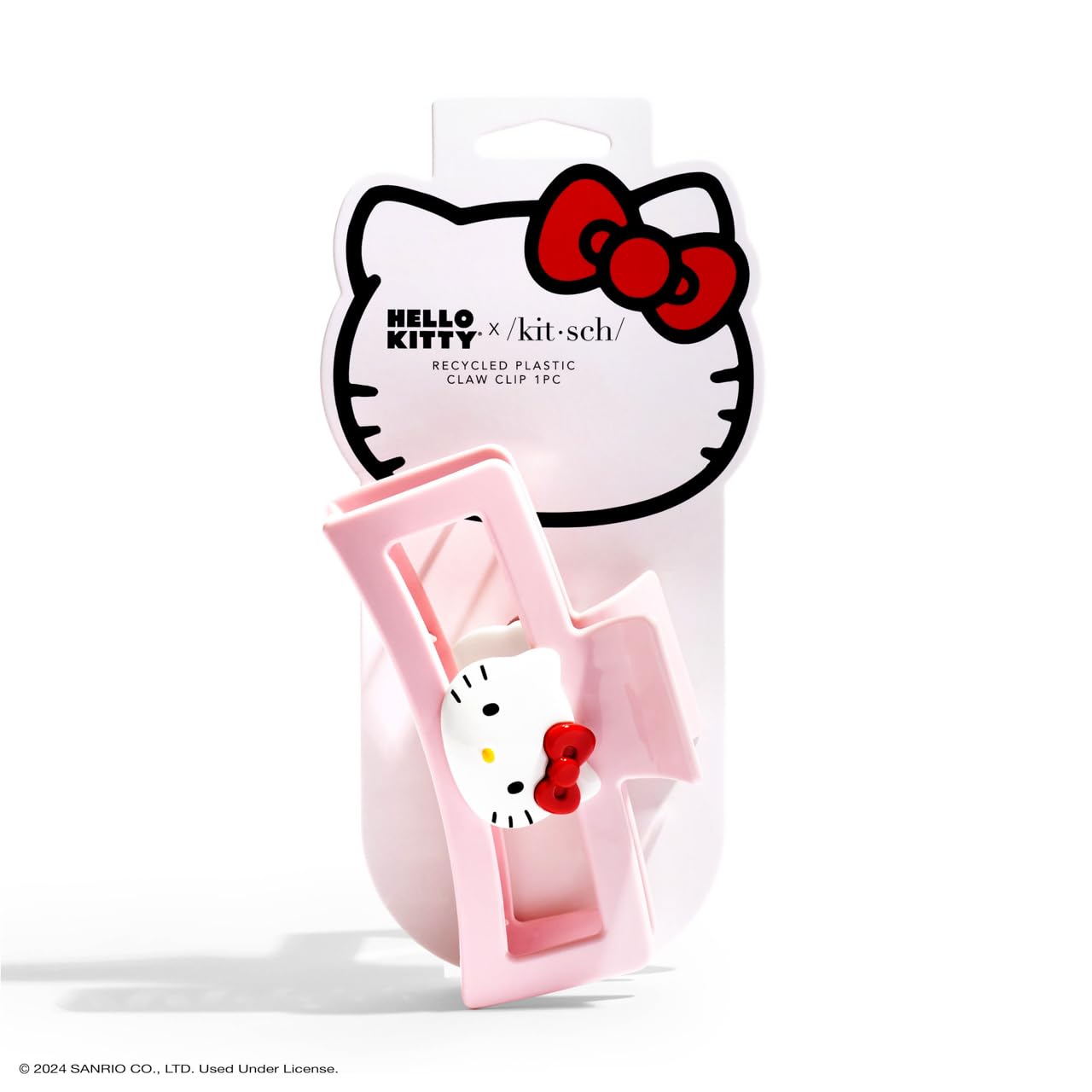 Foto 1 | Pinza Para El Pelo Kitsch Hello Kitty De Plástico Reciclado Jumbo - Venta Internacional.