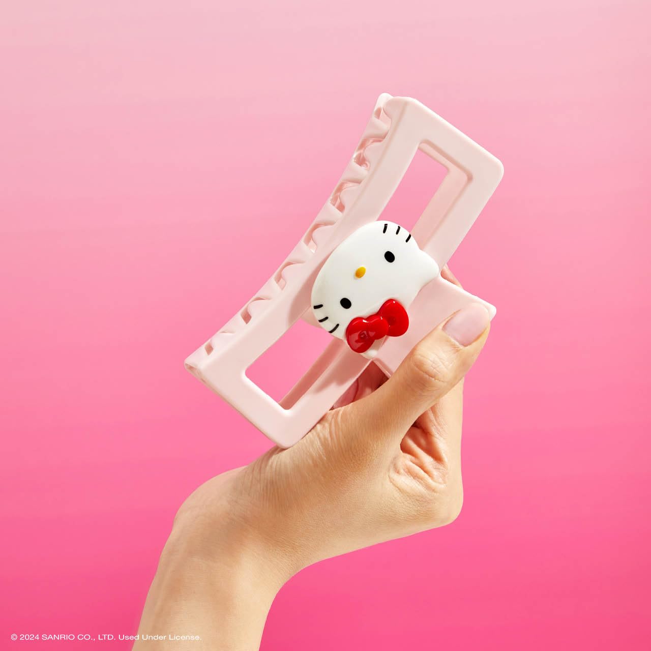 Foto 4 pulgar | Pinza Para El Pelo Kitsch Hello Kitty De Plástico Reciclado Jumbo - Venta Internacional.