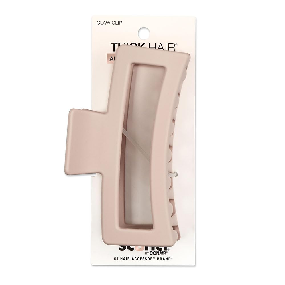 Foto 2 pulgar | Hair Accessories Conair Scunci - Pinza Para Pelo Grueso, Color Rosa - Venta Internacional.
