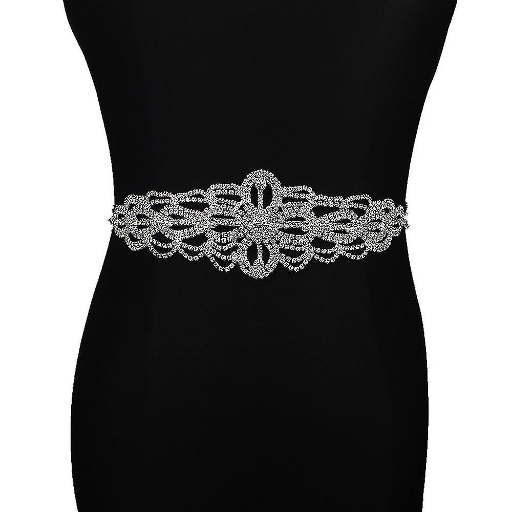 Foto 2 pulgar | Cinturón De Novia Huoguo Con Diamantes De Imitación Para Vestido De Novia - Venta Internacional.