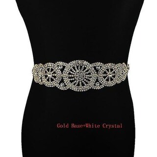 Foto 1 | Cinturón De Novia Huoguo Con Diamantes De Imitación Para Vestido De Novia - Venta Internacional.