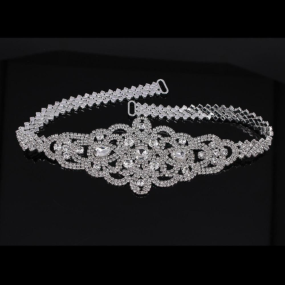 Foto 3 pulgar | Cinturón De Novia Huoguo Con Diamantes De Imitación Para Vestido De Novia - Venta Internacional.