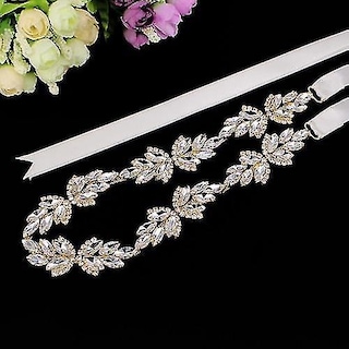 Foto 1 | Cinturón De Novia Huoguo Con Diamantes De Imitación Para Vestido De Novia - Venta Internacional.