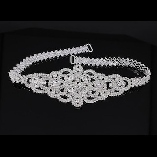 Foto 2 | Cinturón De Novia Huoguo Con Diamantes De Imitación Para Vestido De Novia - Venta Internacional.